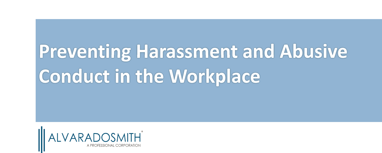[8/5/21 Zoom Meeting] Sexual Harassment Manager and Employee Training
